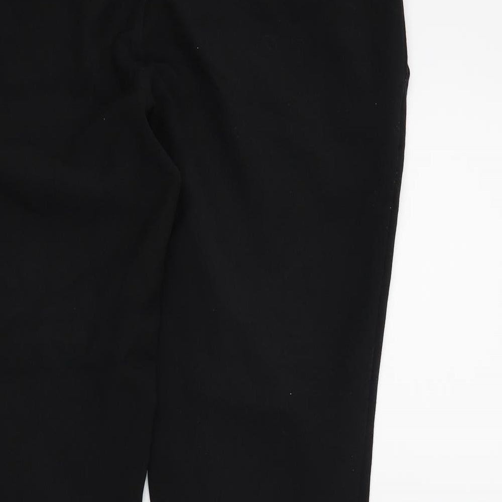NEXT Womens Black Trousers Size 10 L29 in