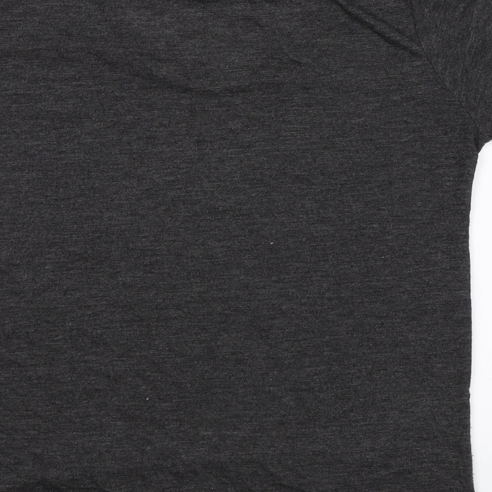 Atmosphere Womens Grey Basic T-Shirt Size 8