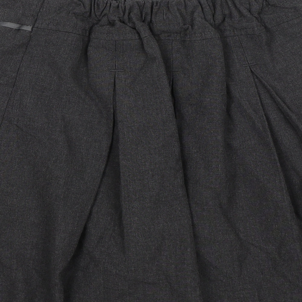TU Girls Grey Straight & Pencil Skirt Size 9 Years - School