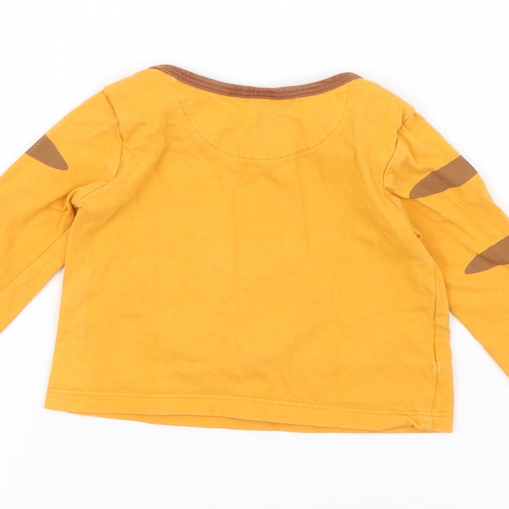 Disney Baby Orange Basic T-Shirt Size 3-6 Months - Disney