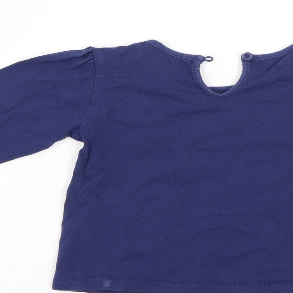 Matalan Girls Blue Basic Casual Size 9-12 Months
