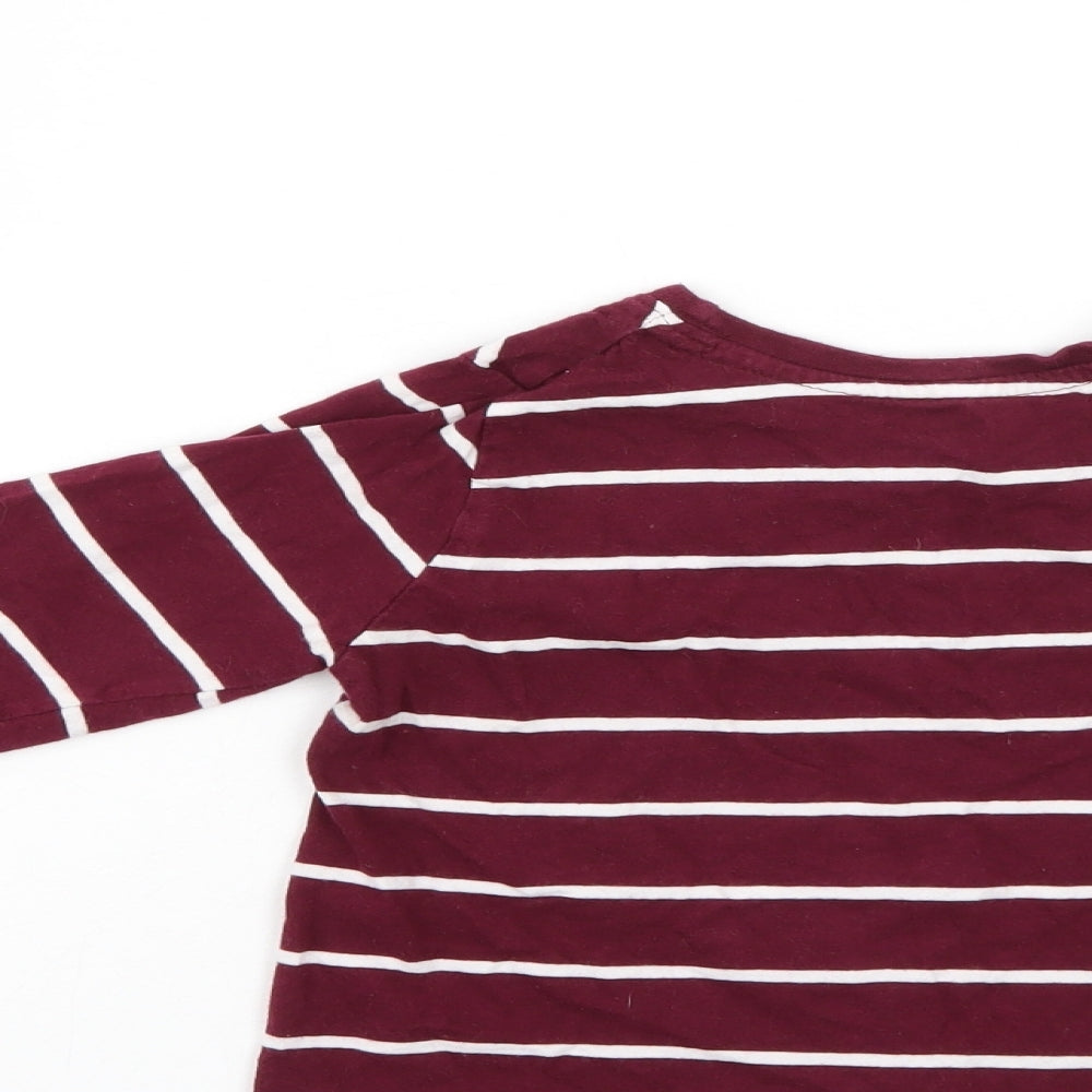 Primark Boys Purple Striped Basic Casual Size 2-3 Years