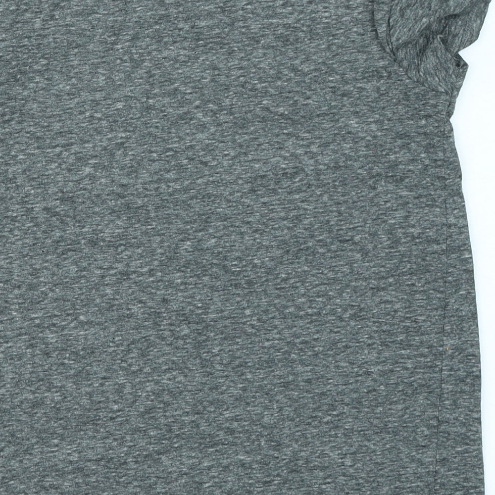 NEXT Girls Grey Basic T-Shirt Size 9 Years