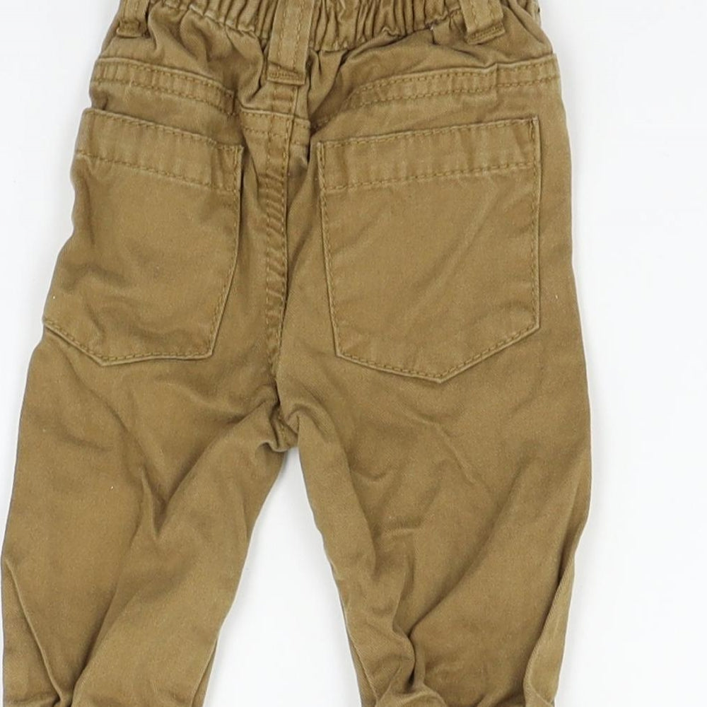 Earlydays Boys Beige Jogger Trousers Size 3-6 Months
