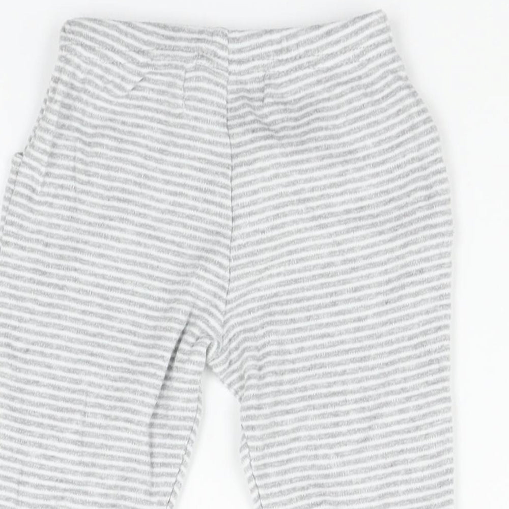 Earlydays Girls Grey Jogger Trousers Size 0-3 Months