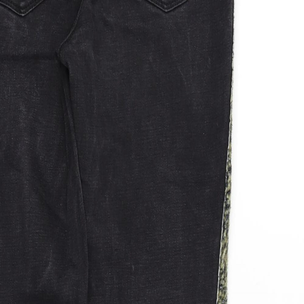 Candy Girls Black Straight Jeans Size 13 Years