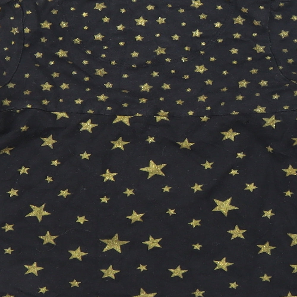 TU Girls Black A-Line Size 2 Years - Star pattern