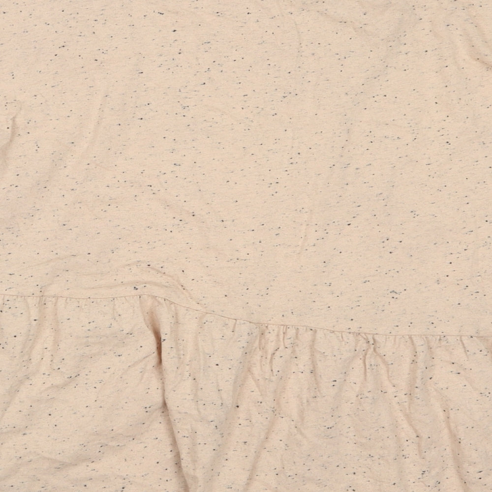 NEXT Womens Beige Basic T-Shirt Size 12