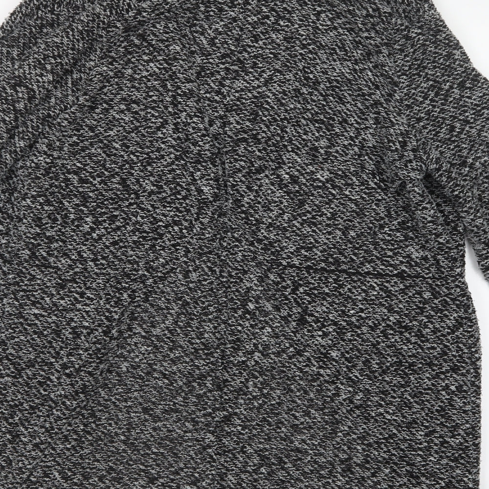 New Look Womens Grey Knit Cardigan Jumper Size 14
