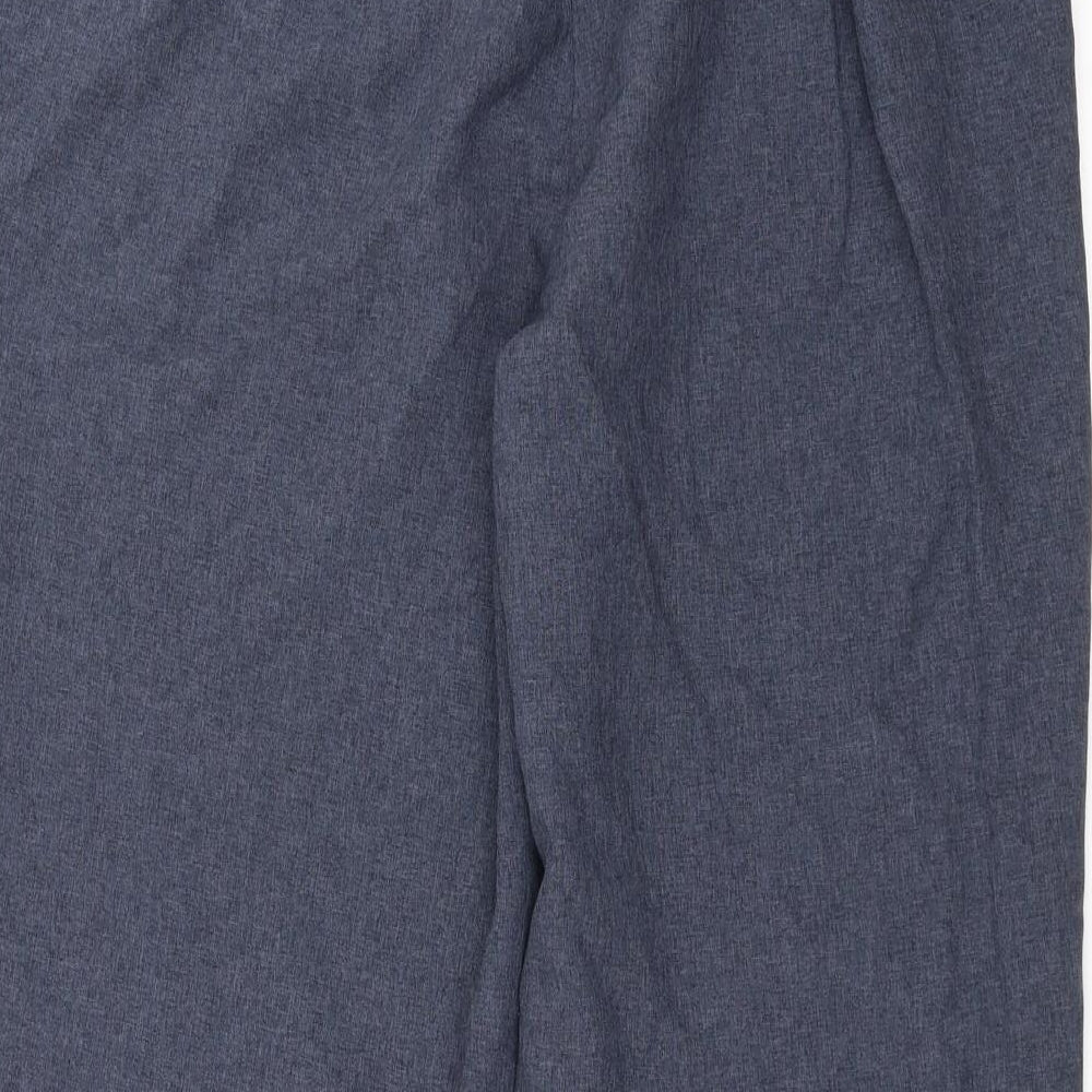 Bm collection Womens Blue Trousers Size 16 L23 in