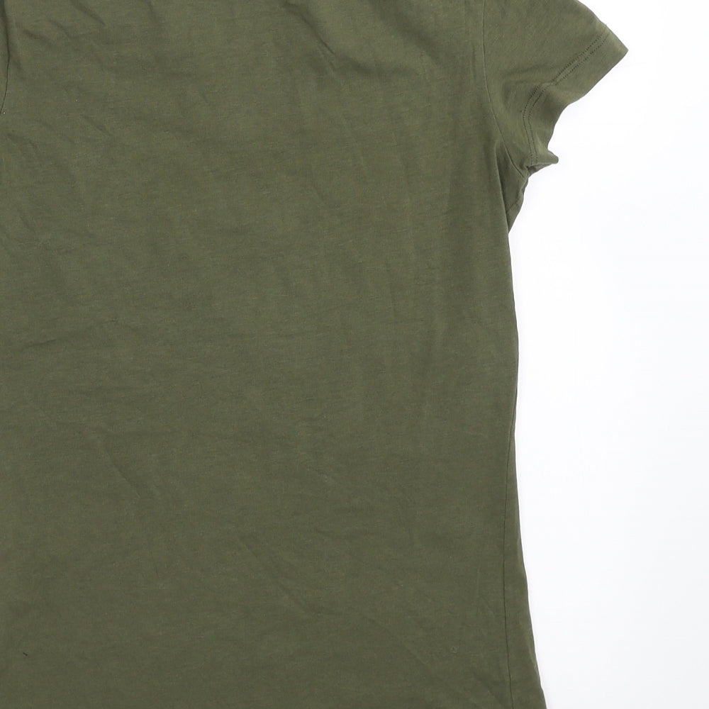 Meltin' Pot Womens Green Basic T-Shirt Size S - meltin pot