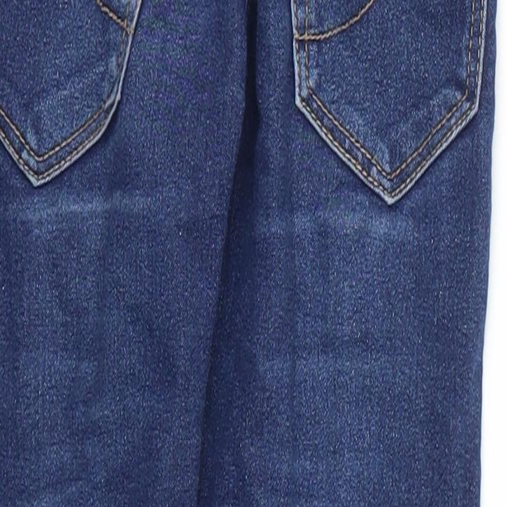 DENIM &CO Girls Blue Straight Jeans Size 4-5 Years