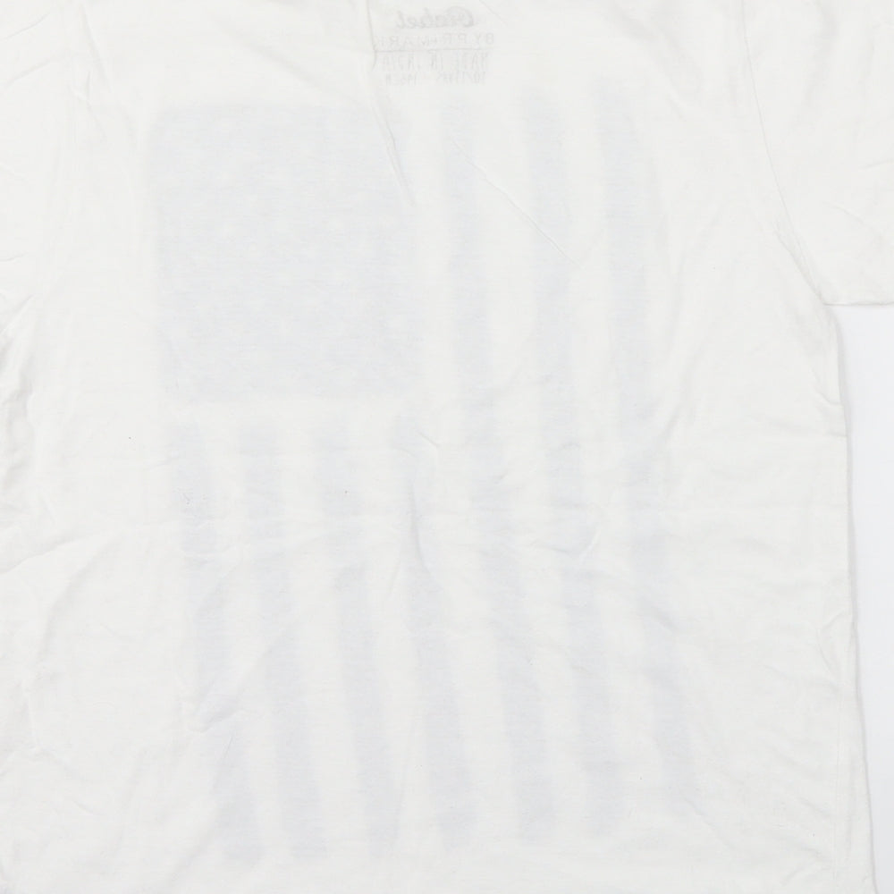 Primark Boys White Jersey T-Shirt Size 10 Years