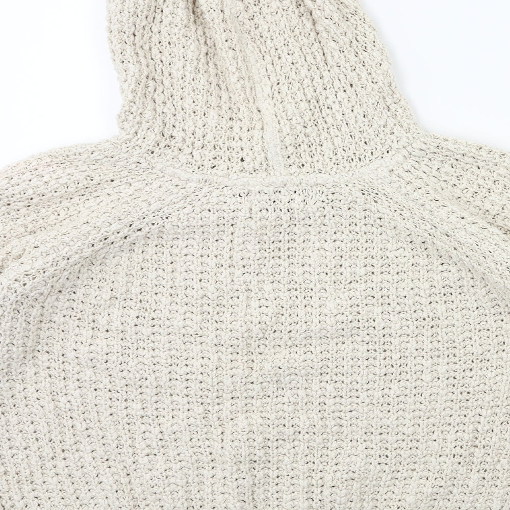 River Island Womens Beige Knit Pullover Jumper Size 10