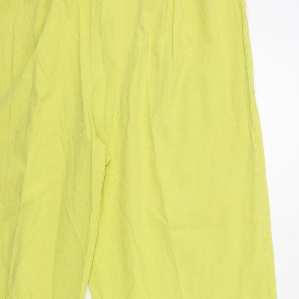 Roman Womens Yellow Trousers Size 20 L23 in
