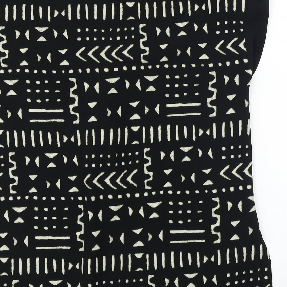 NEXT Womens Black Basic T-Shirt Size 14