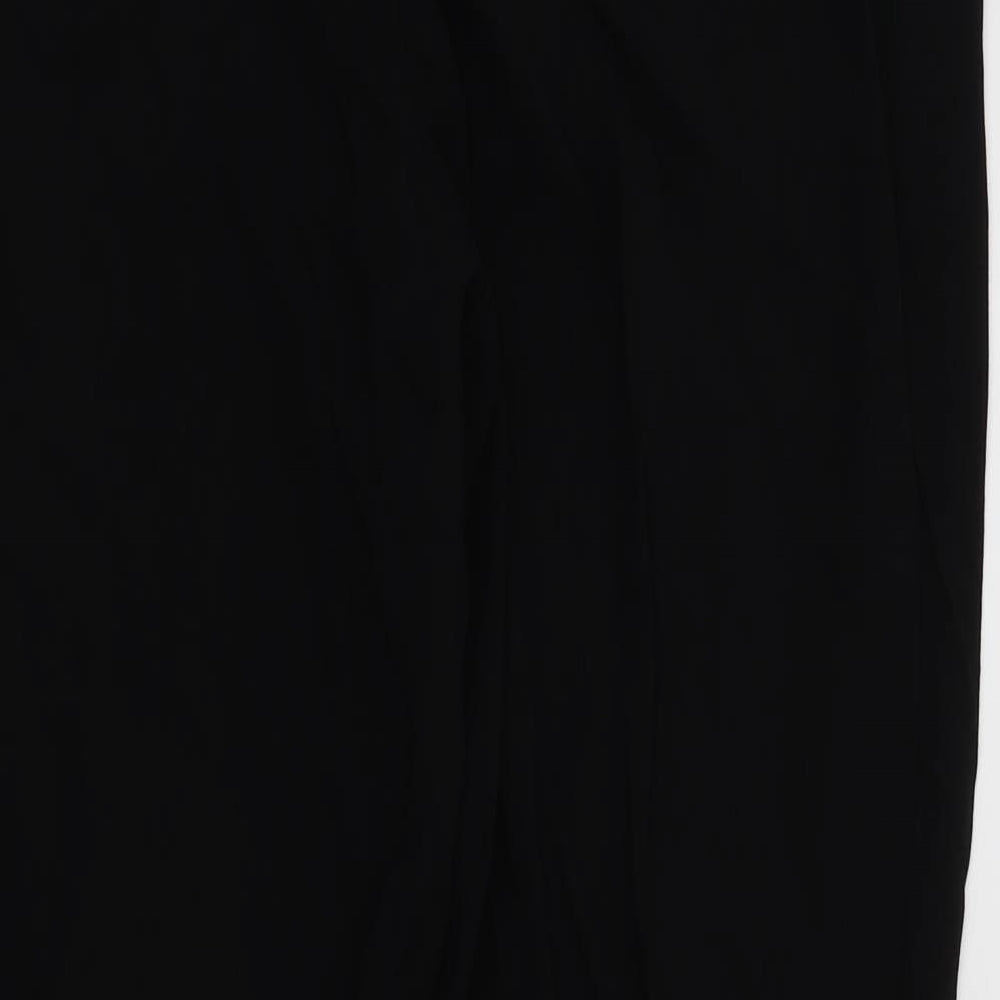 Mango Womens Black Trousers Size L L29 in