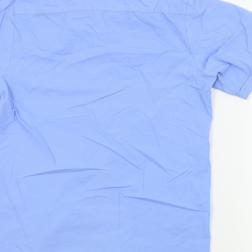 uniform Direct Boys Blue Basic Button-Up Size 12-13 Years