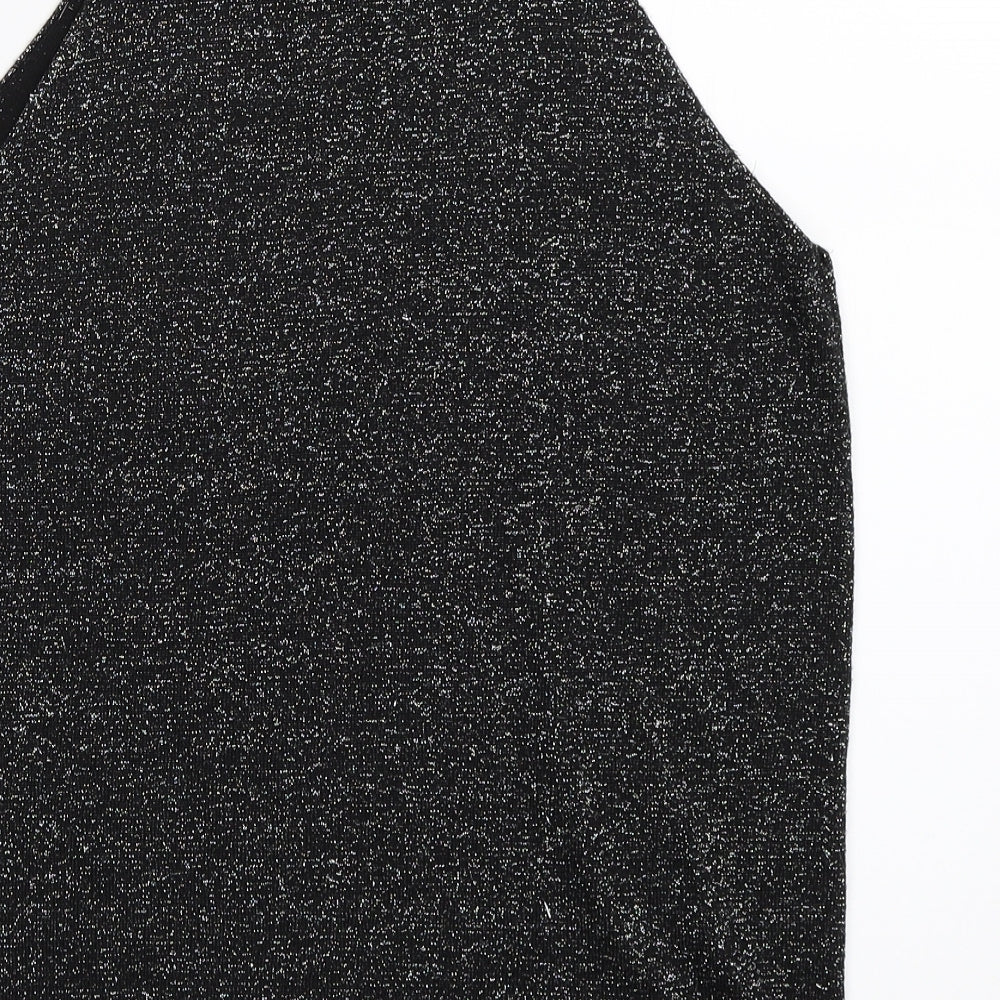 Atmosphere Womens Black Basic Blouse Size 12