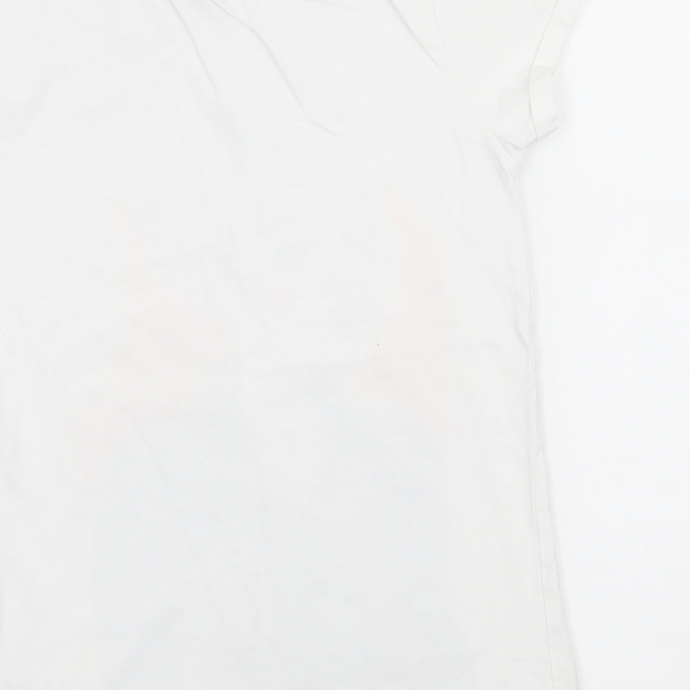 TU Girls White Jersey Basic T-Shirt Size 10 Years - Girl