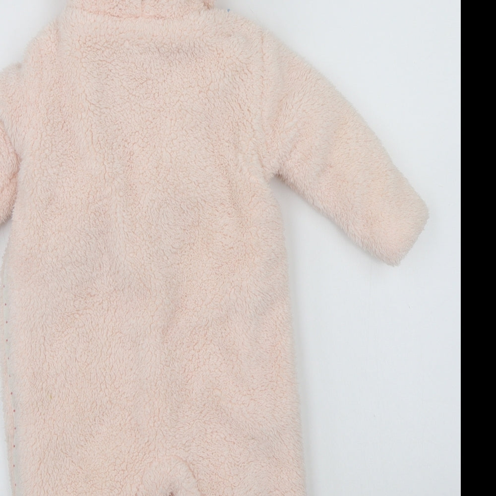 Hullabaloo Girls Pink Babygrow One-Piece Size 3-6 Months