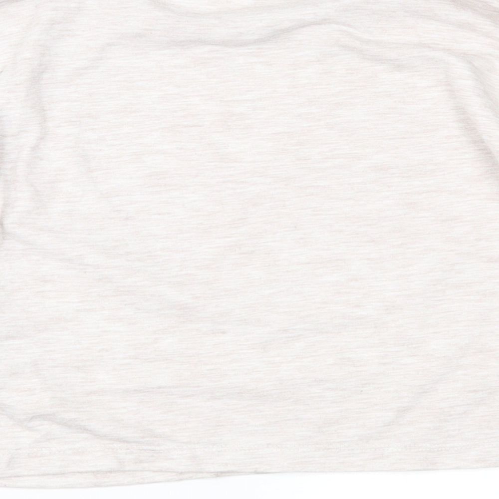 F&F Girls Beige Cropped Blouse Size 7-8 Years