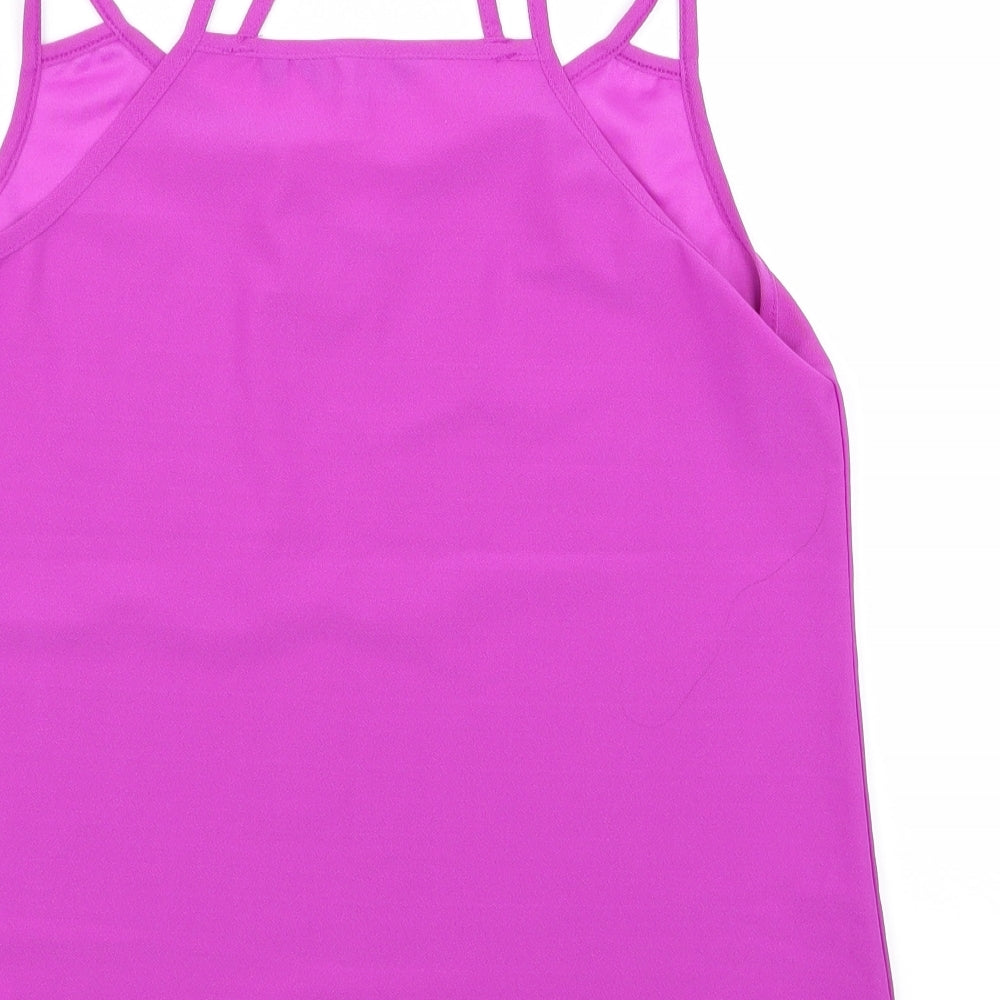 New Look Womens Pink Basic Tank Size 10