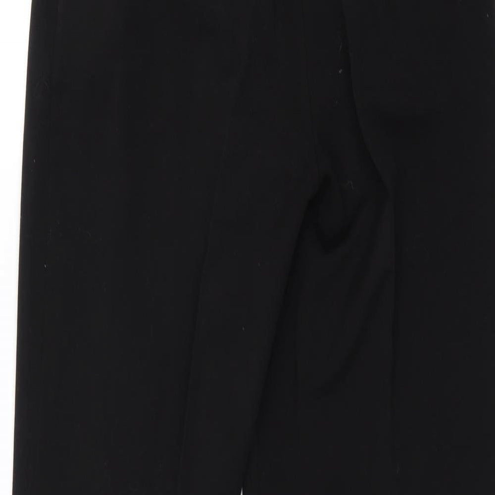 Preworn Womens Black Trousers Size 16 L29 in