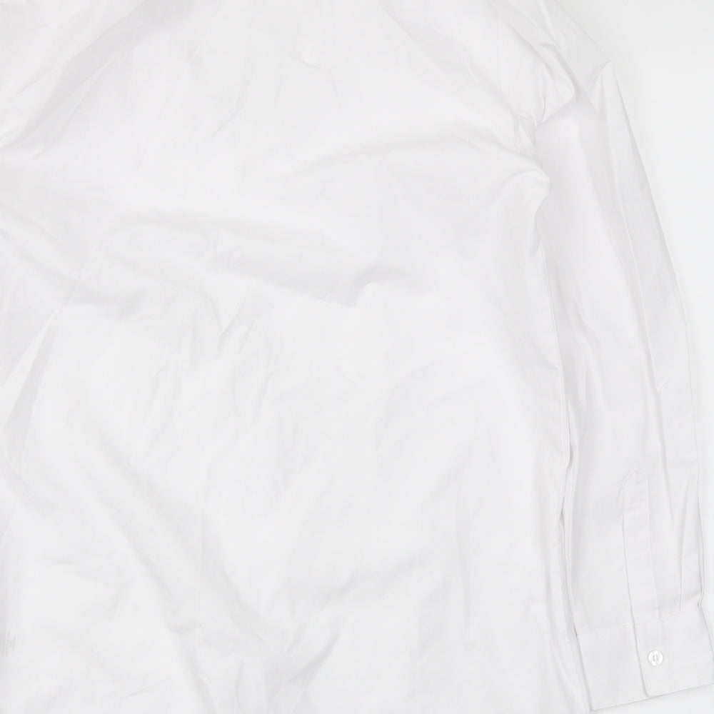 George Boys White Basic Button-Up Size 15-16 Years