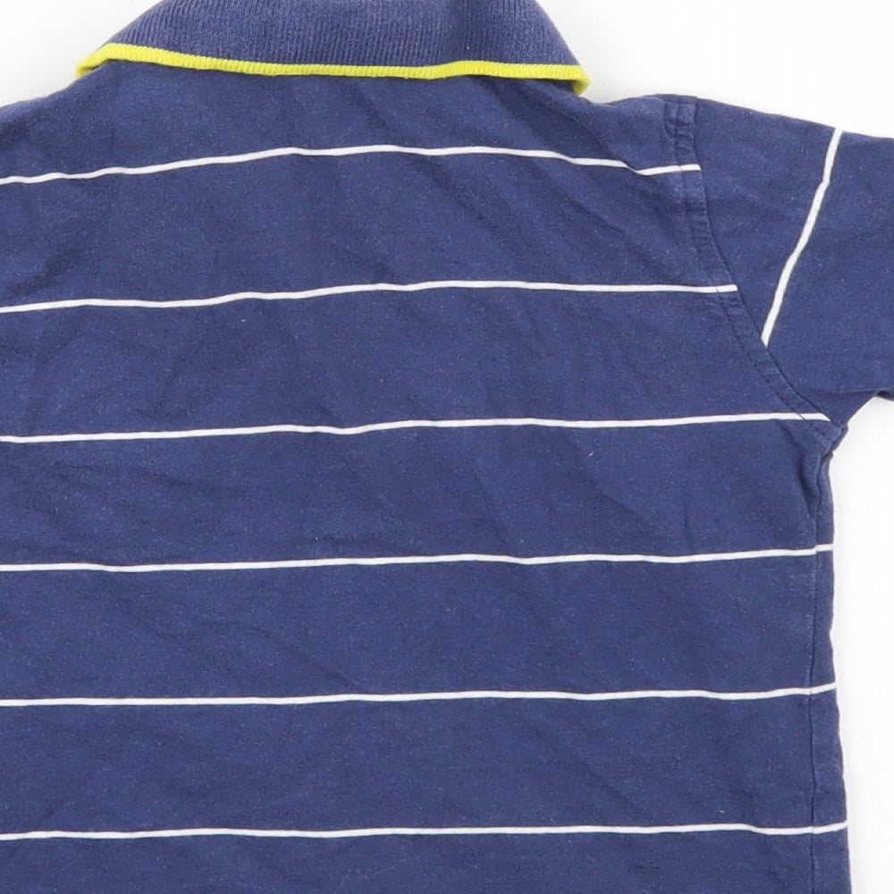 Paw patrol Boys Blue Striped Basic Polo Size 2-3 Years - Paw Patrol