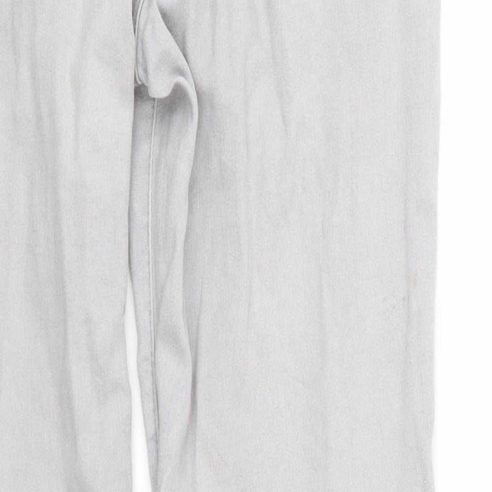 Denim & Co. Womens Grey Denim Jegging Jeans Size 10 L28 in