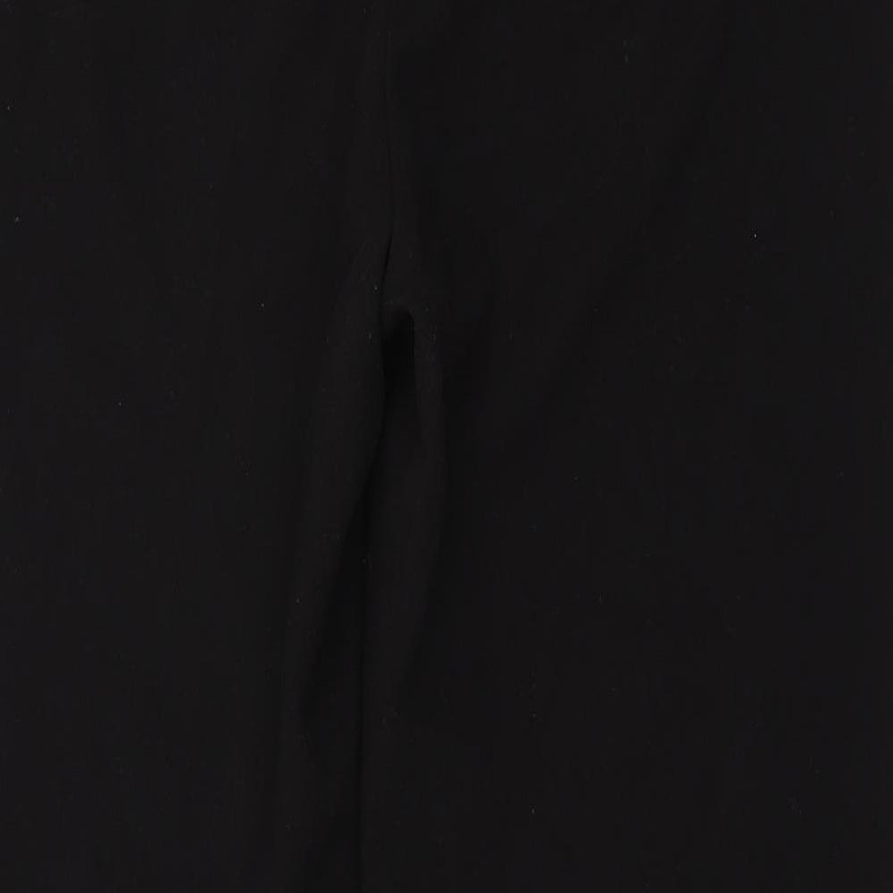 Marks and Spencer Womens Black Trousers Size 16 L27 in