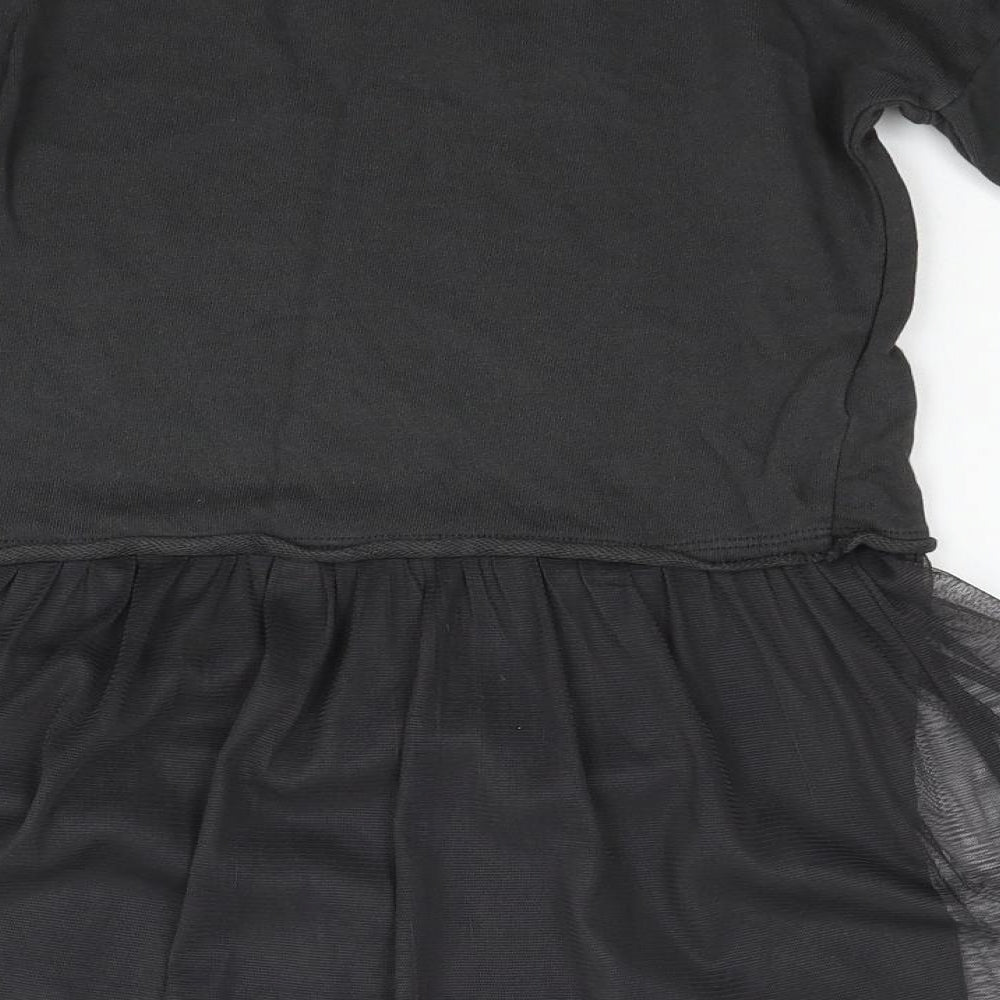 Mango Girls Grey Fit & Flare Size 7-8 Years - star