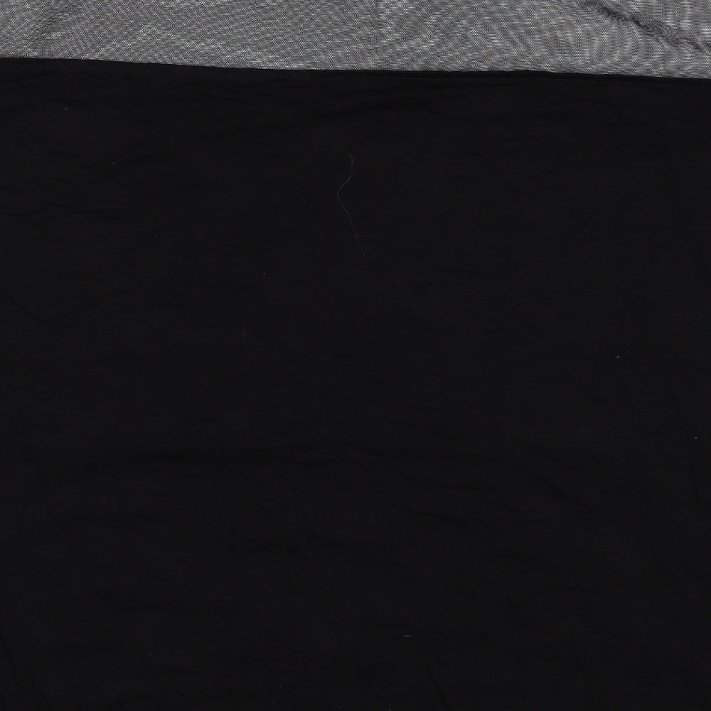 Topshop Womens Black Basic Blouse Size 8
