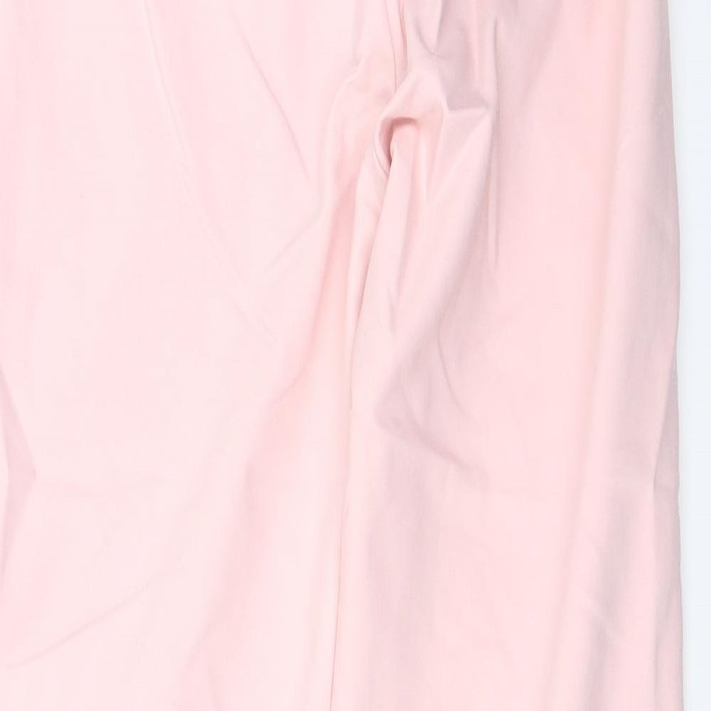 Stradivarius Womens Pink Trousers Size 10 L23 in
