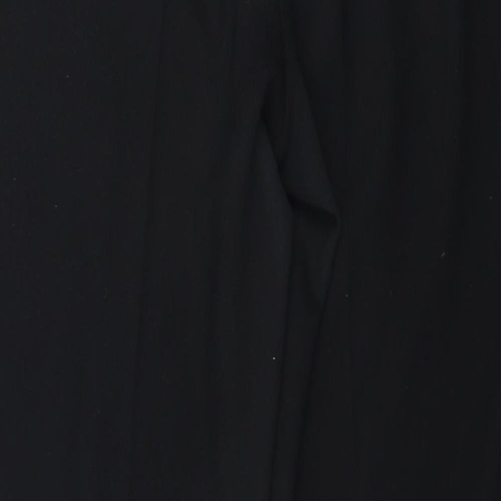 Warehouse Womens Black Trousers Size 12 L25 in