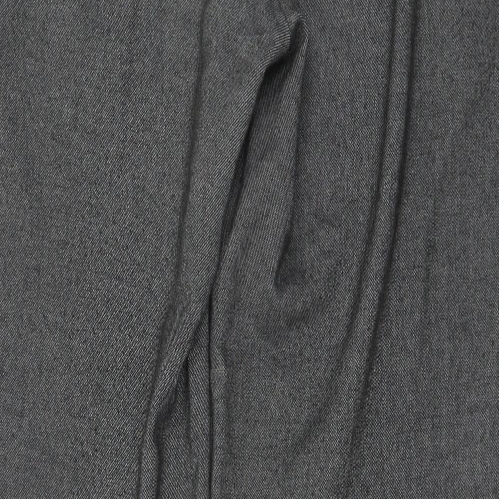 NEXT Womens Grey Trousers Size 8 L25 in