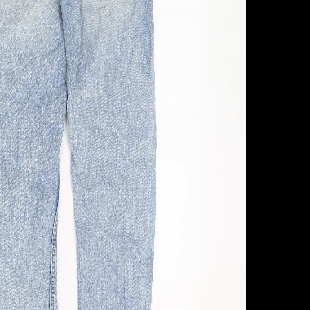 Matalan Womens Blue Denim Cropped Jeans Size 34 in L25 in