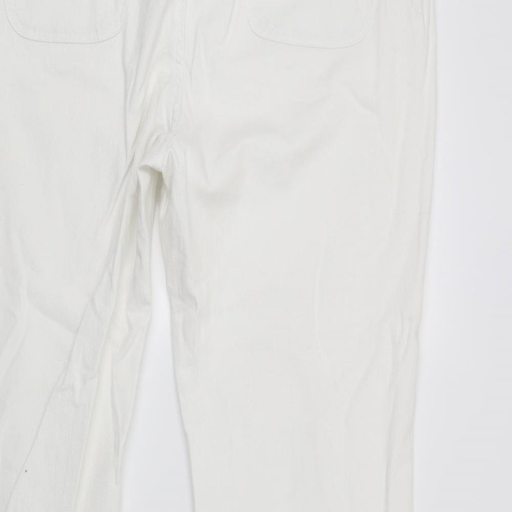 Preworn Womens White Denim Skinny Jeans Size 38 in L27 in