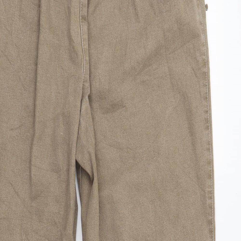 Alica Womens Brown Denim Jegging Jeans Size 33 in L26 in