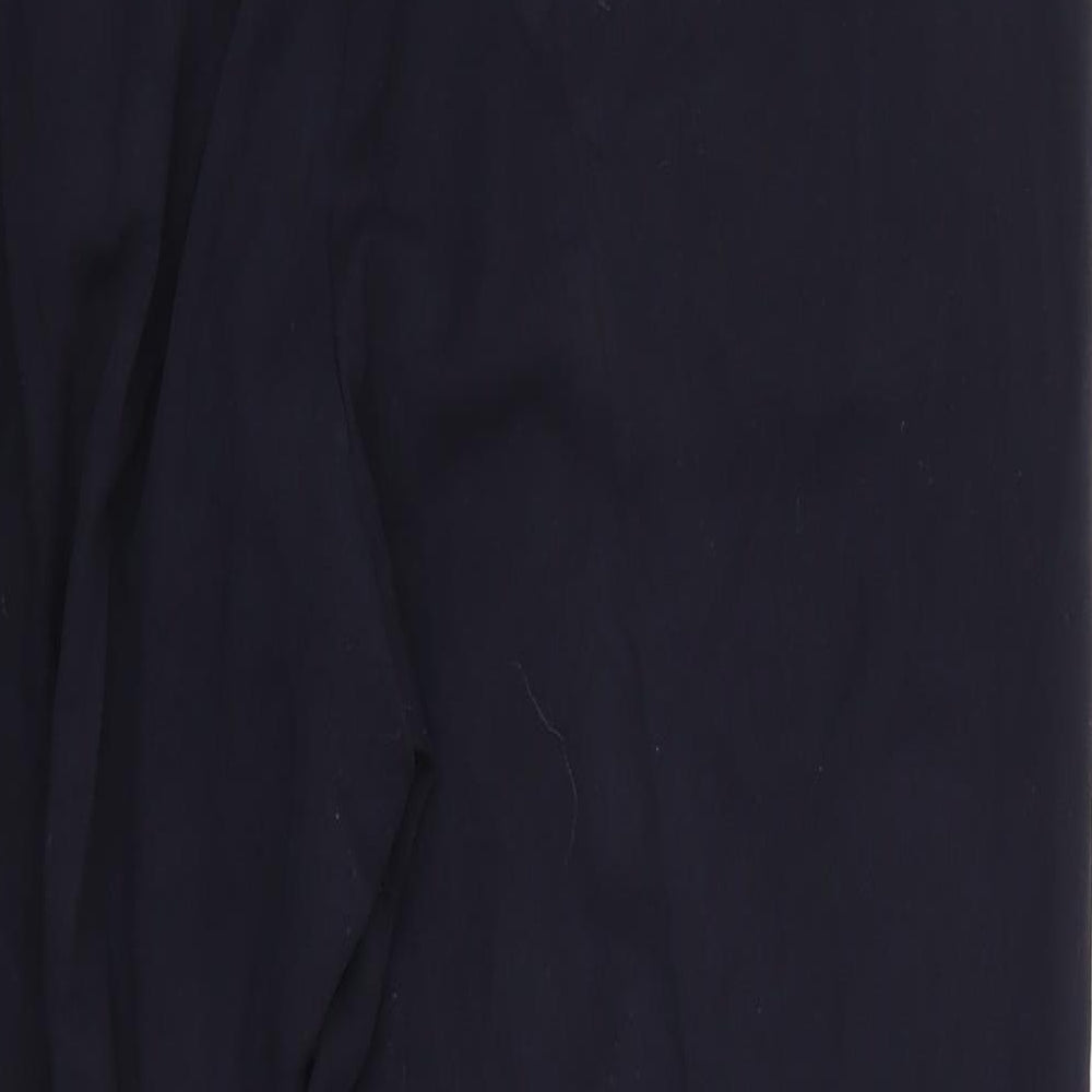 Marks and Spencer Womens Blue Trousers Size 14 L24 in