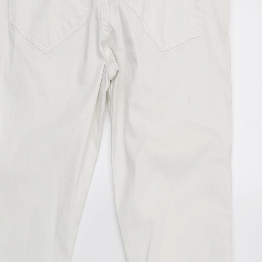 Newlook Womens White Denim Skinny Jeans Size 32 in L27 in