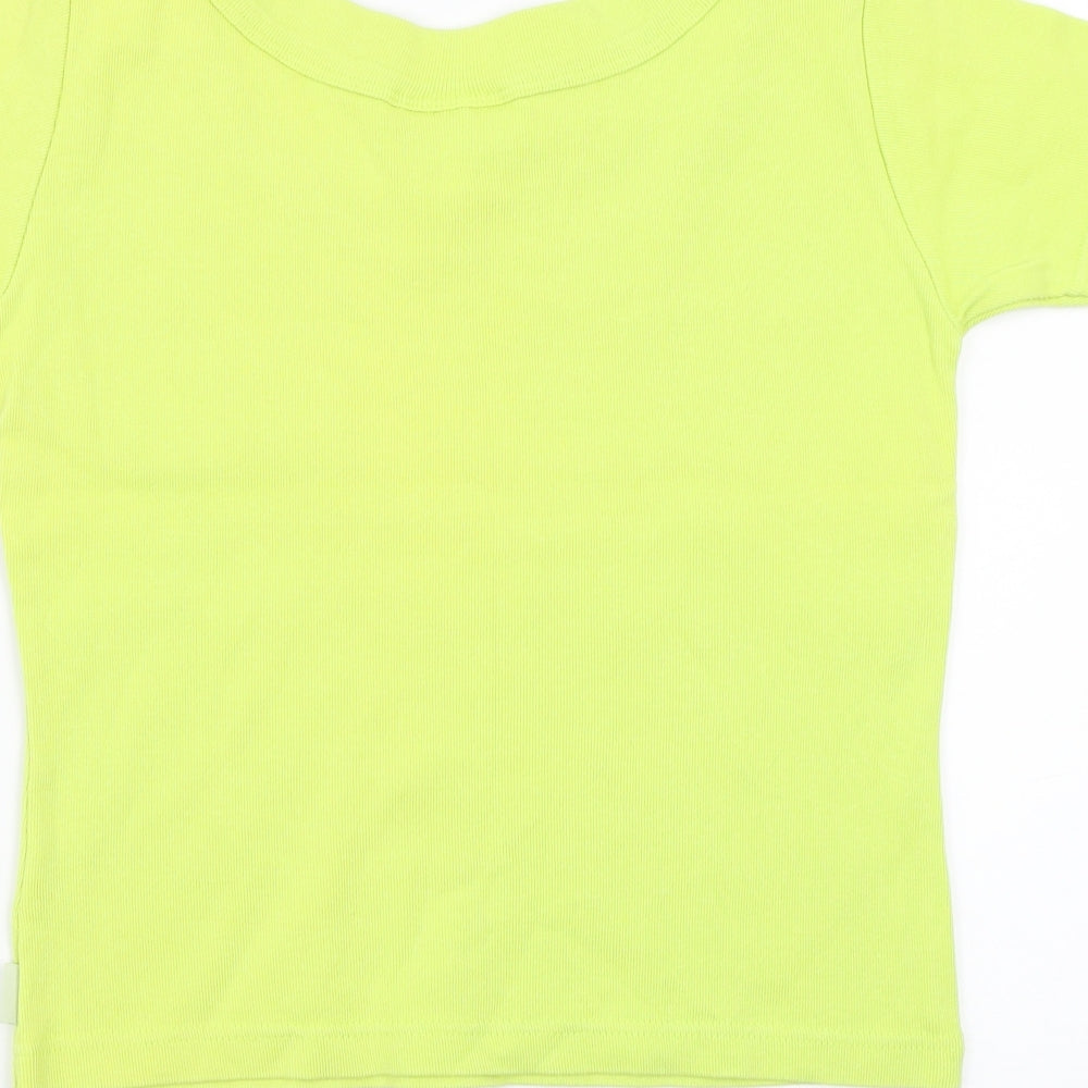 Falmer Womens Green Basic T-Shirt Size 2