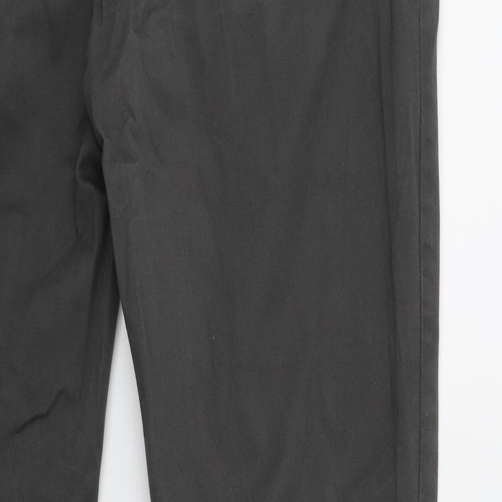 Denim & Co. Womens Green Chino Trousers Size 14 L29 in