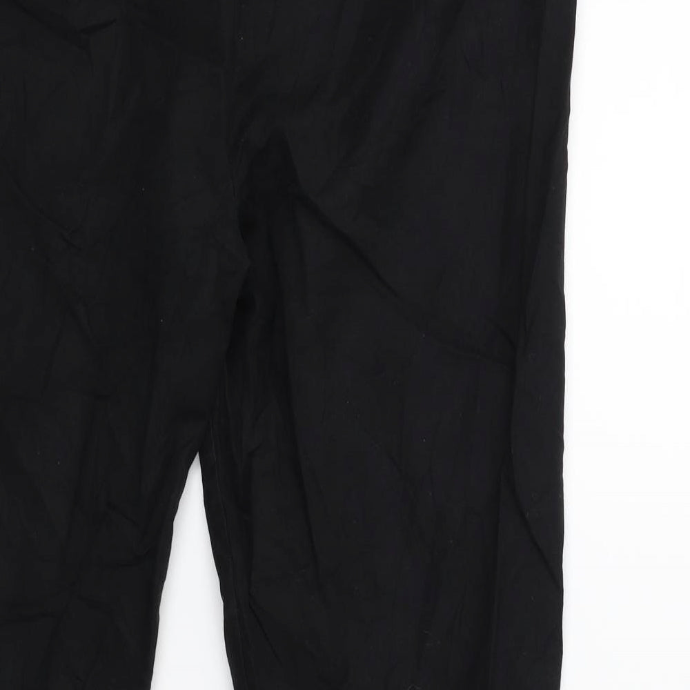 Camaïeu Womens Black Cargo Trousers Size 32 in L23 in