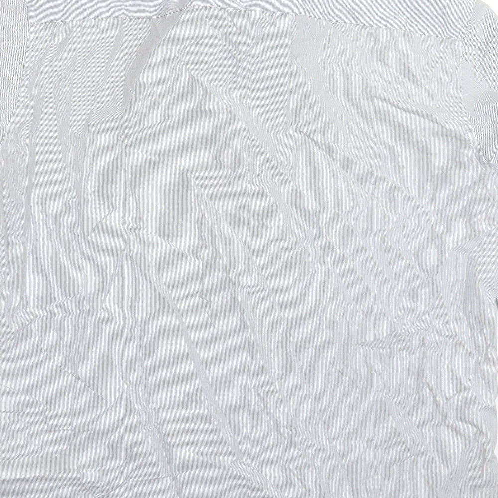 F&F Mens Grey Dress Shirt Size 16