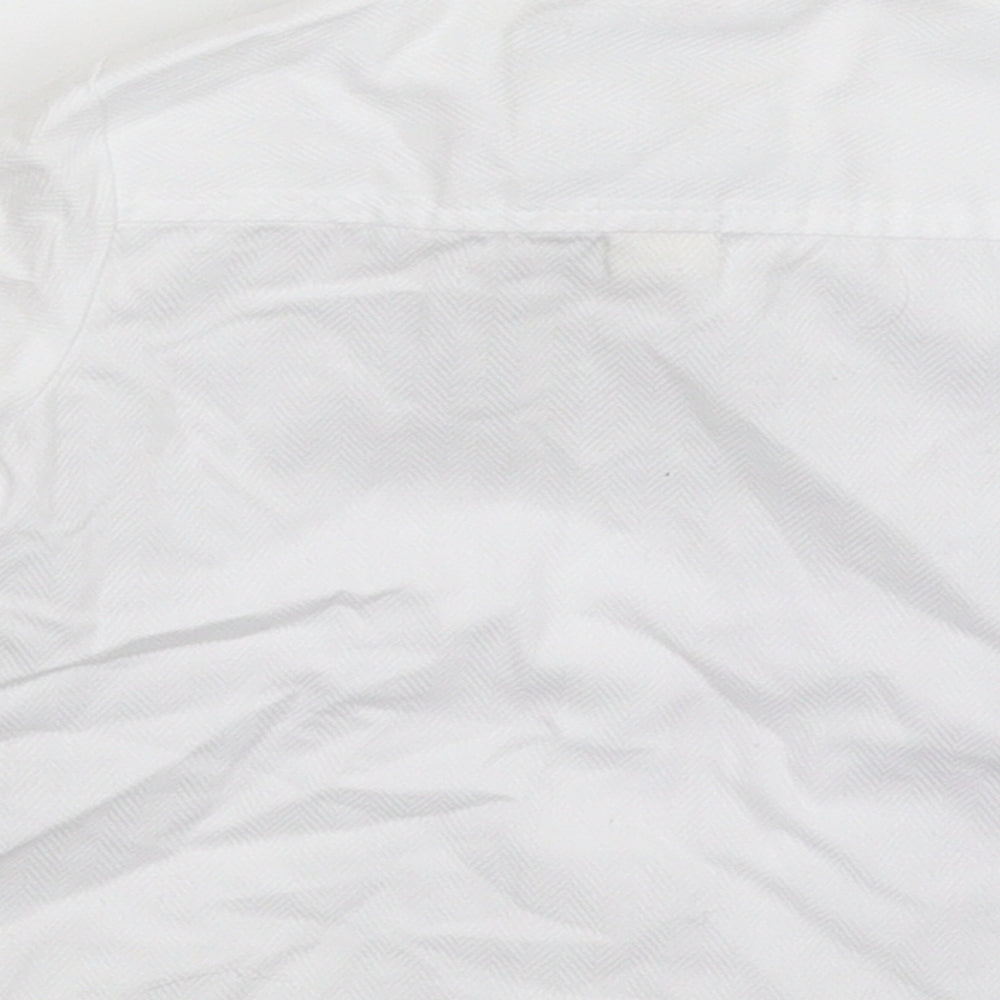 Monsoon Boys White Basic Button-Up Size 3-6 Months