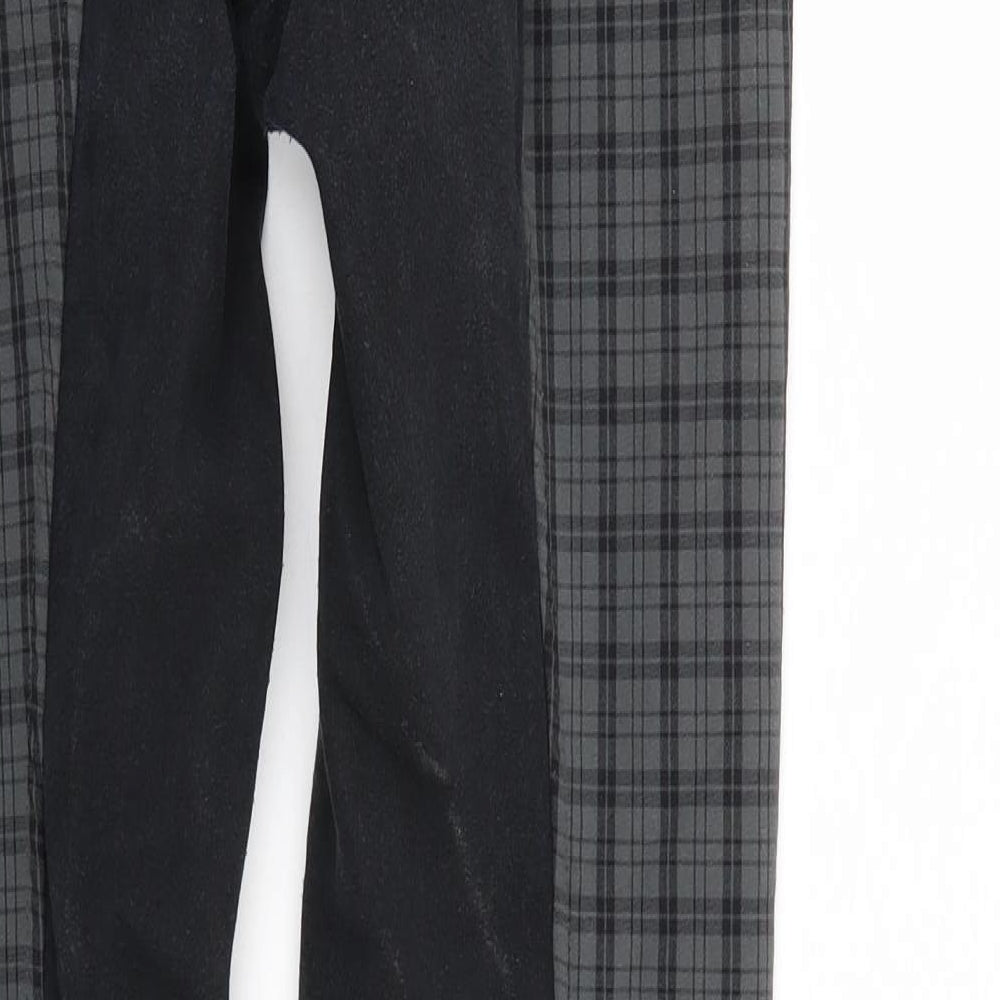 Preworn Womens Grey Compression Leggings Size 28 in L27 in - Horse riding chaps