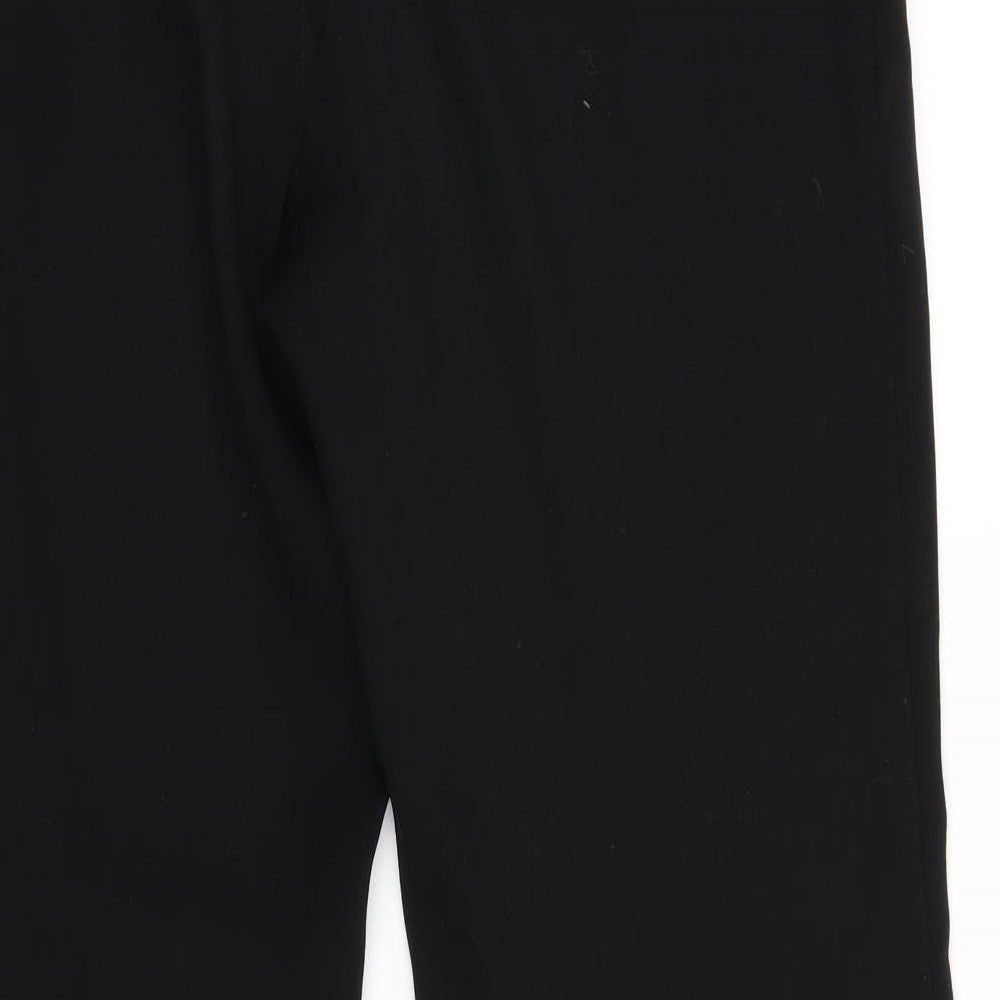Preworn Womens Black Trousers Size 34 in L30 in