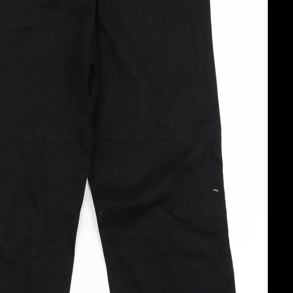 Preworn Womens Black Trousers Size 34 L26 in